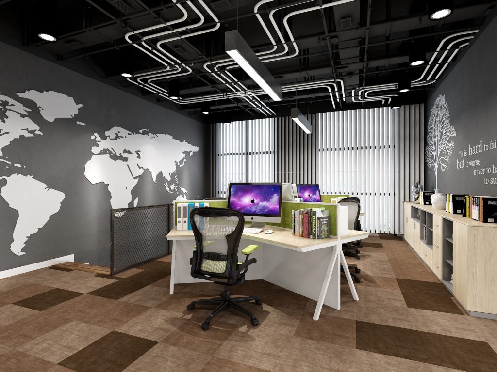 武汉光谷创客中心办公室装饰设计案例