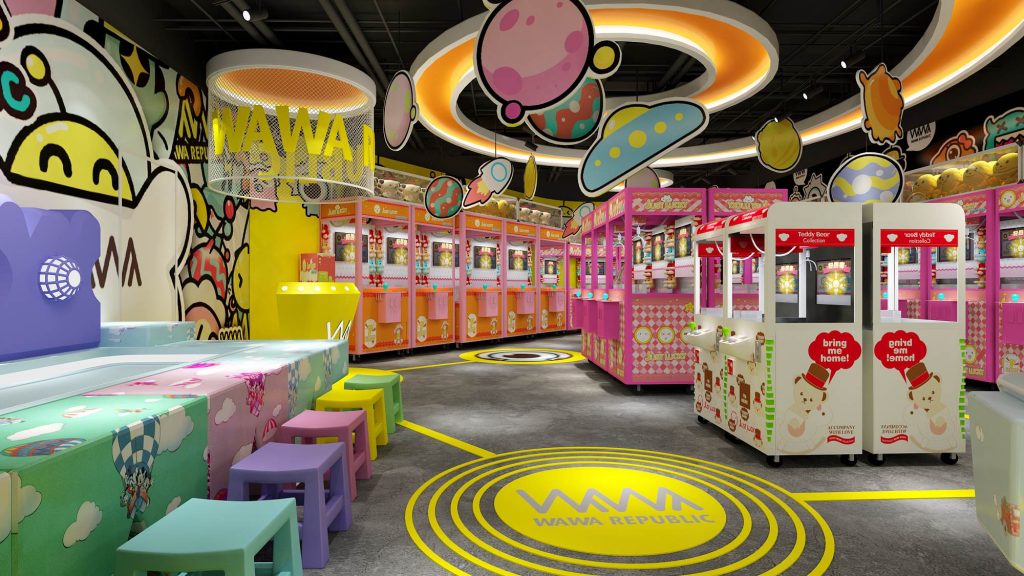 WAWA 娃娃共和国-一代店-游乐场室内装饰设计案例