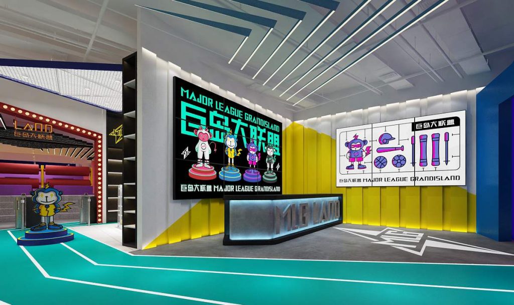 MLG 巨岛大联盟-游乐园室内装饰设计案例