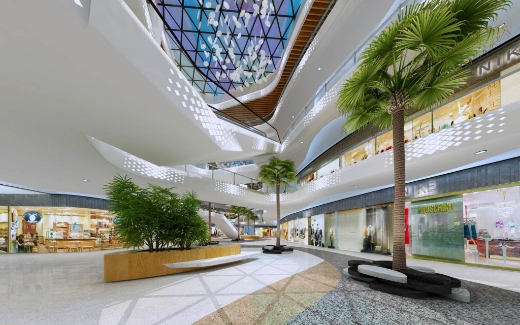 上海佘山一号购物中心商业空间装饰设计