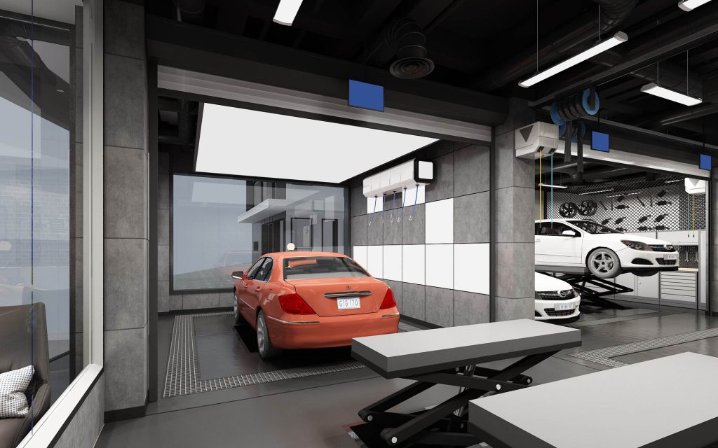 车享+汽车改装中心商业空间装饰设计