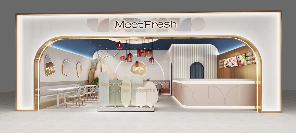 Meet Fresh 鲜芋仙-时尚系列 甜品店装饰设计