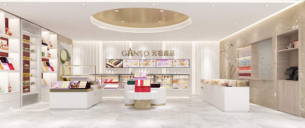 GANSO 元祖-标准店烘焙店装饰设计
